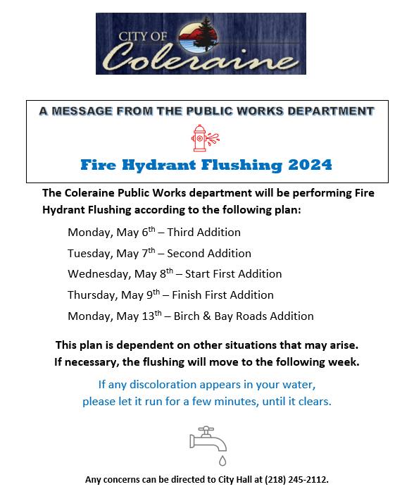 News / Events City of Coleraine Minnesota